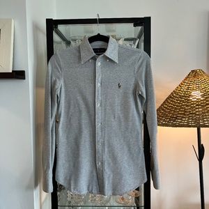 Ralph Lauren, Button Down Shirt, XS, Grey